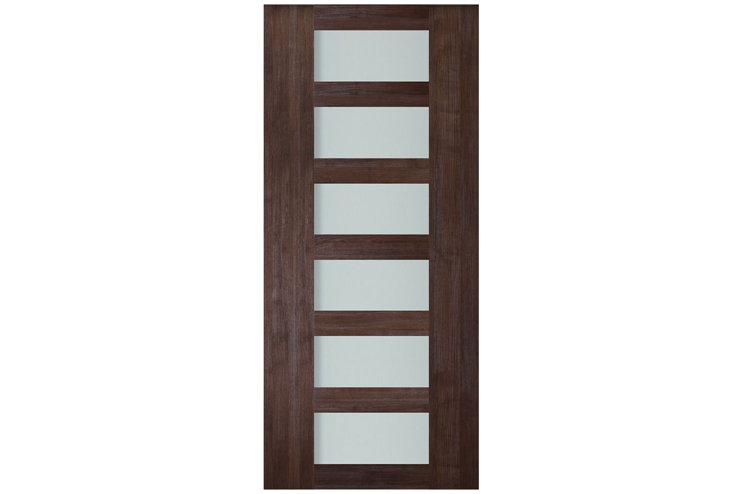 Nova Italia Vetro 6 Lite Prestige Brown Laminate Interior Door