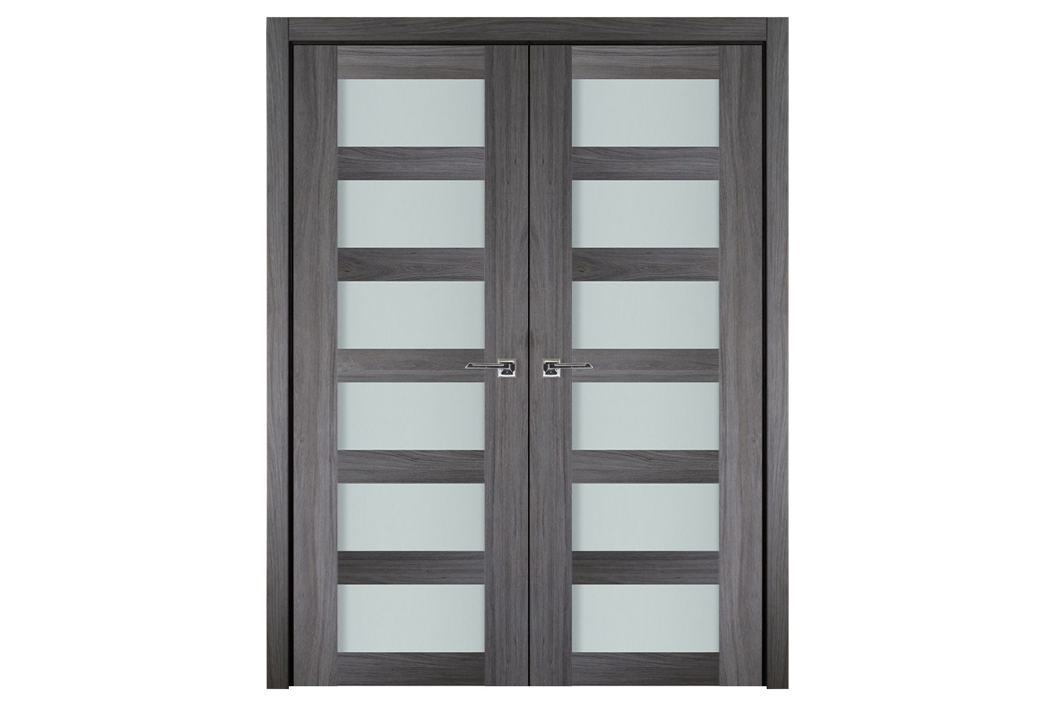 Nova Italia Vetro 6 Lite Swiss Elm Laminate Interior Door