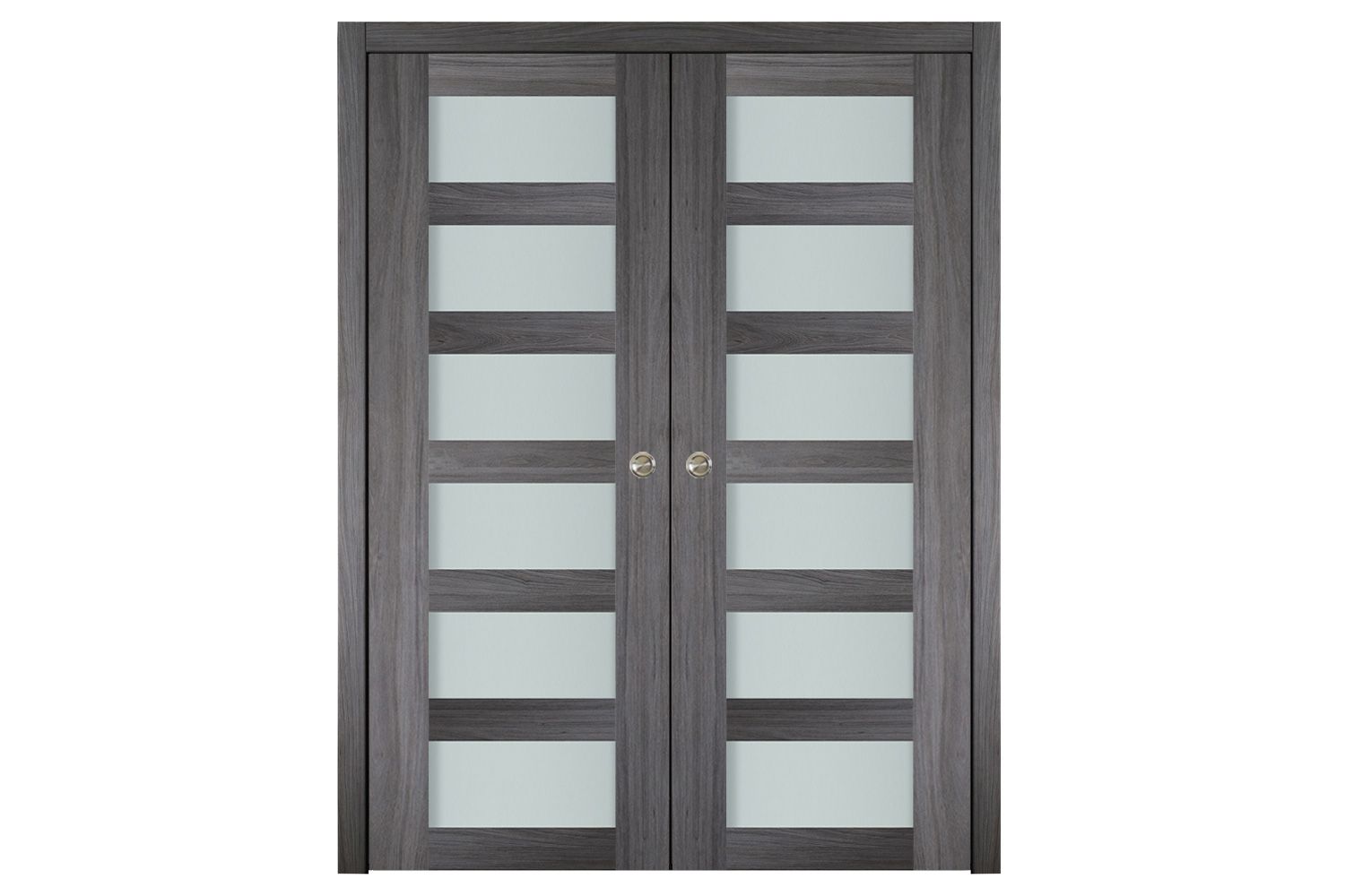 Nova Italia Vetro 6 Lite Swiss Elm Laminate Interior Door