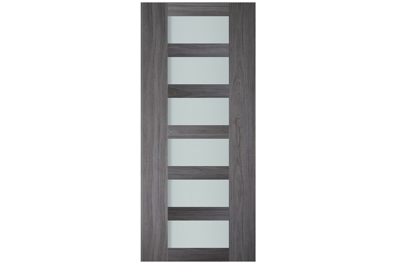 Nova Italia Vetro 6 Lite Swiss Elm Laminate Interior Door