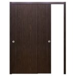 Nova M34 Black Walnut Laminated Modern Interior Door