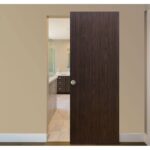 Nova M34 Black Walnut Laminated Modern Interior Door