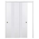 Nova M34 Soft White Laminated Modern Interior Door