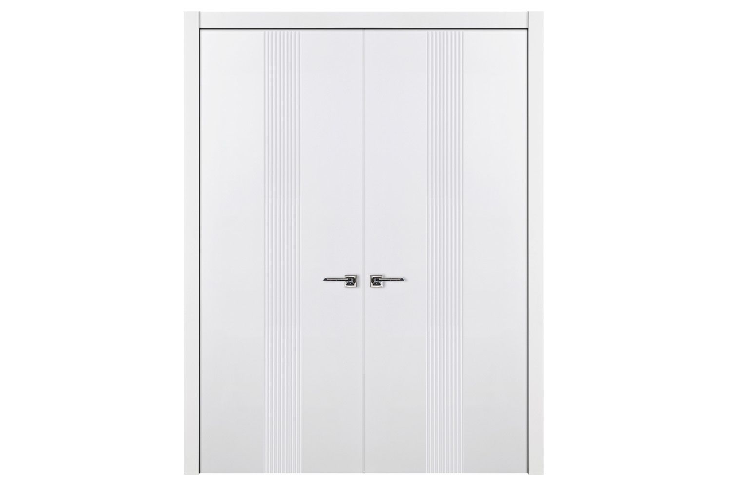 Nova M34 Soft White Laminated Modern Interior Door