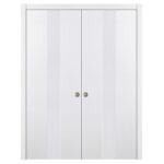 Nova M34 Soft White Laminated Modern Interior Door