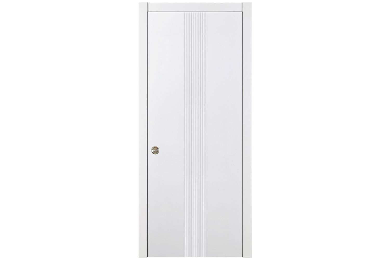 Nova M34 Soft White Laminated Modern Interior Door