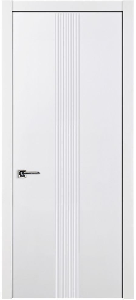 Nova M34 Soft White Laminated Modern Interior Door