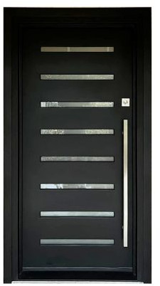 Nova Royal Series Wrought Iron Custom Exterior Door Style 056