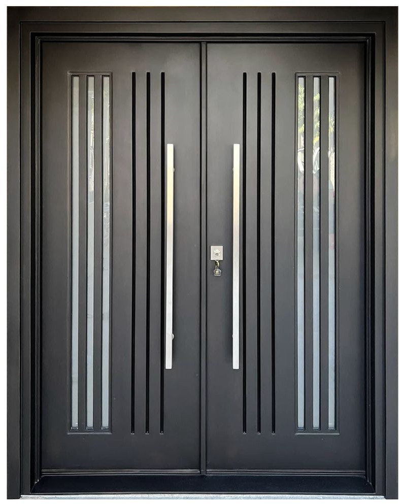 Nova Royal Series Wrought Iron Custom Exterior Door Style 060