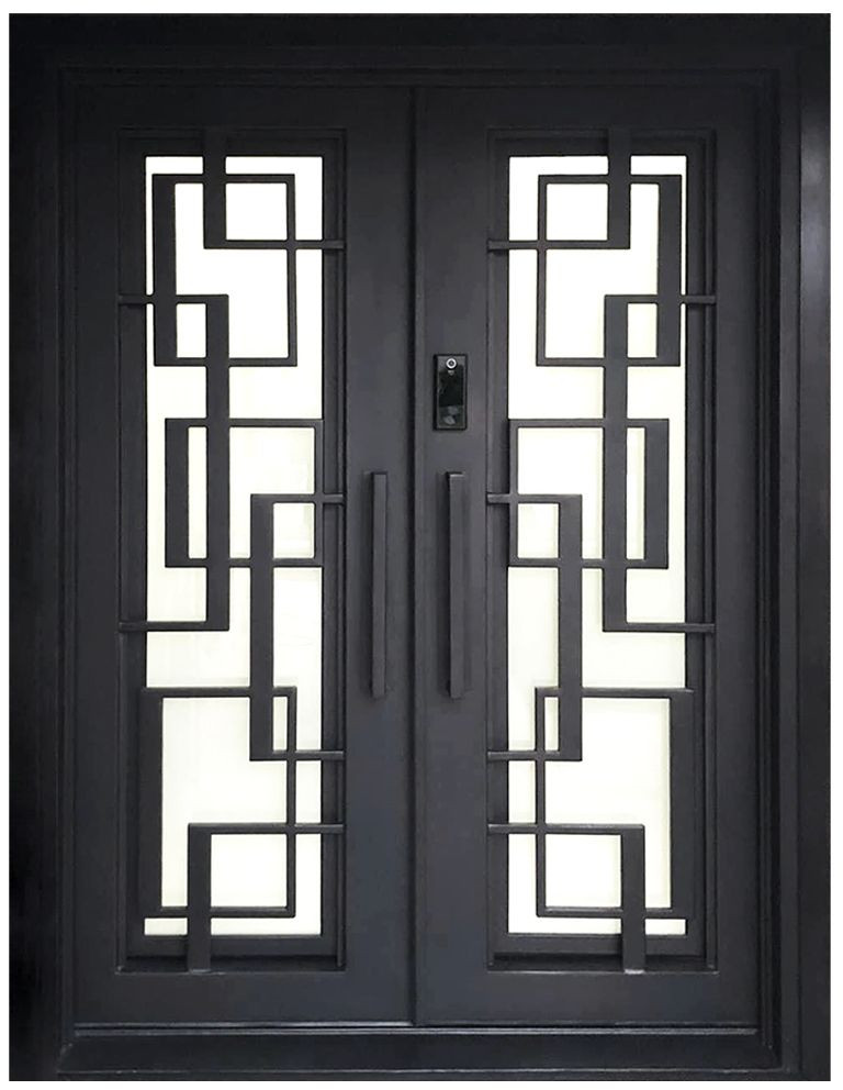 Nova Royal Series Wrought Iron Custom Exterior Door Style 064