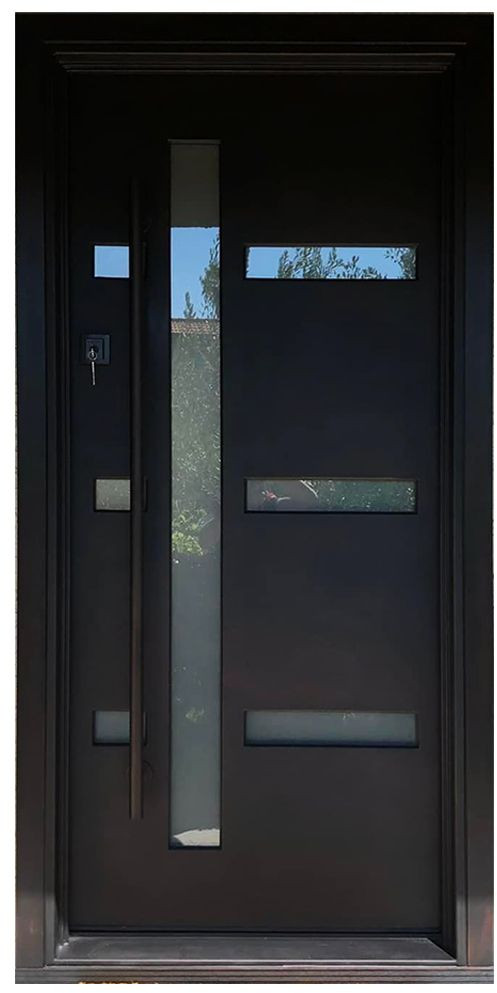 Nova Royal Series Wrought Iron Custom Exterior Door Style 073