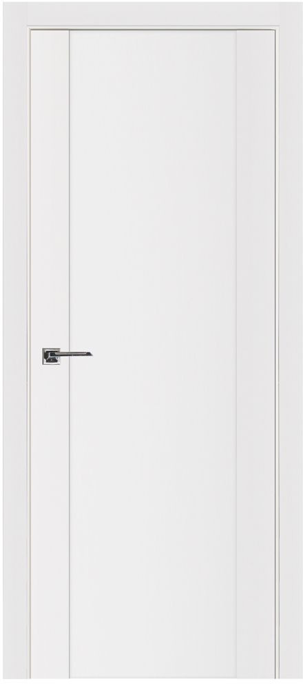 Nova Stile 001 Soft White Laminated Modern Interior Door