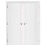 Nova Stile 001 Soft White Laminated Modern Interior Door