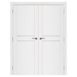 Nova Stile 003 Soft White Laminated Modern Interior Door