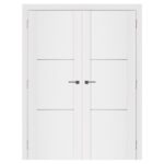 Nova Stile 004 Soft White Laminated Modern Interior Door