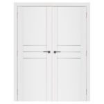 Nova Stile 005 Soft White Laminated Modern Interior Door