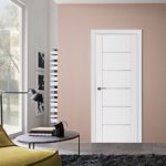 Nova Stile 008 Soft White Laminated Modern Interior Door