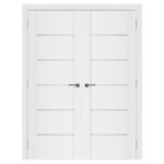 Nova Stile 008 Soft White Laminated Modern Interior Door