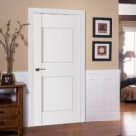 Nova Stile 013 Soft White Laminated Modern Interior Door