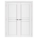 Nova Stile 051 Soft White Laminated Modern Interior Door