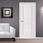 Nova Stile 058 Soft White Laminated Modern Interior Door