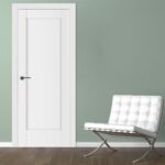 Nova Stile 059 Soft White Laminated Modern Interior Door