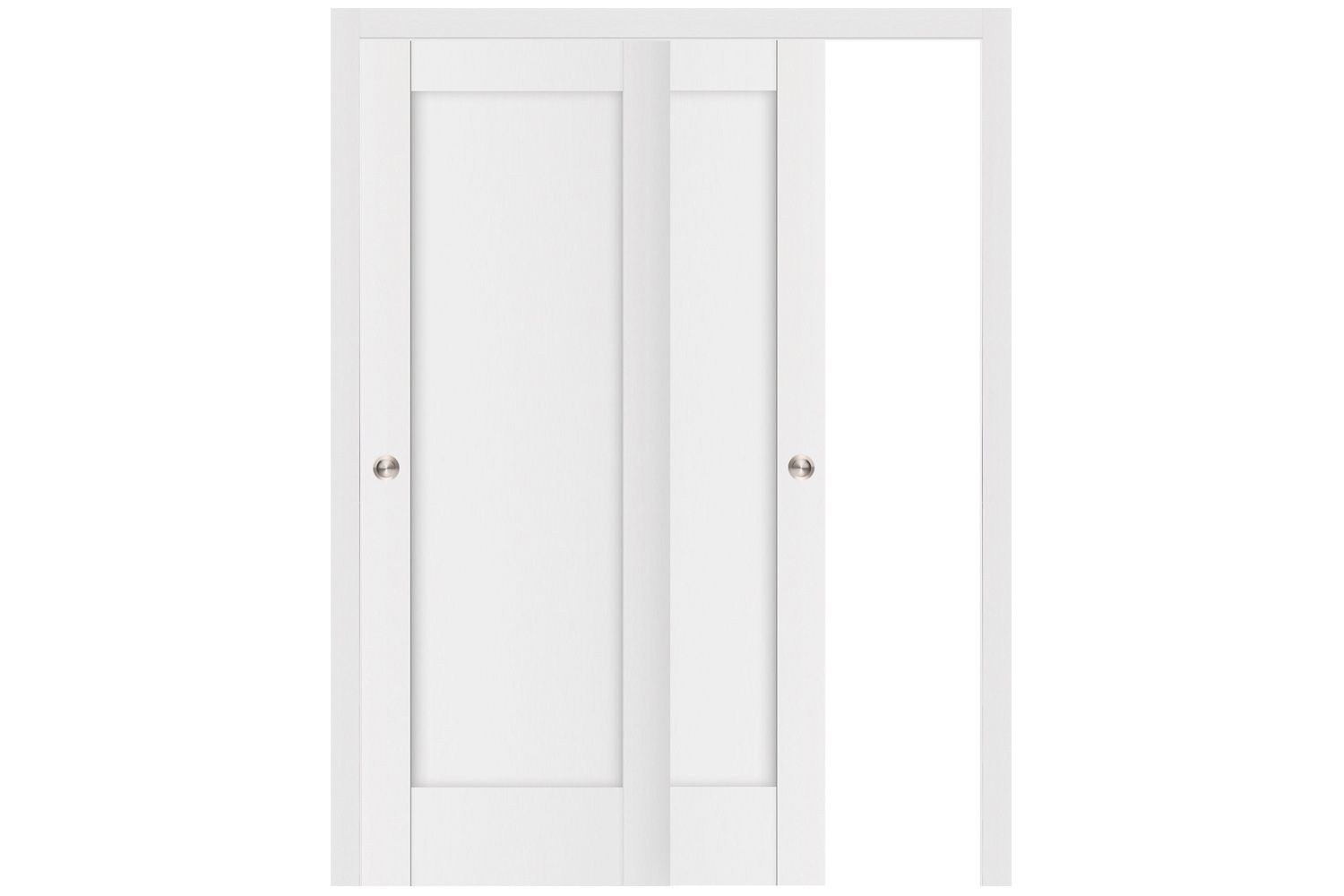 Nova Stile 059 Soft White Laminated Modern Interior Door