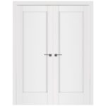 Nova Stile 059 Soft White Laminated Modern Interior Door