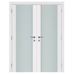 Nova Triplex 001 Soft White Laminated Modern Interior Door