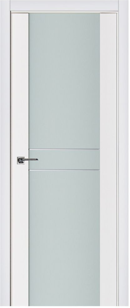 Nova Triplex 003 Soft White Laminated Modern Interior Door