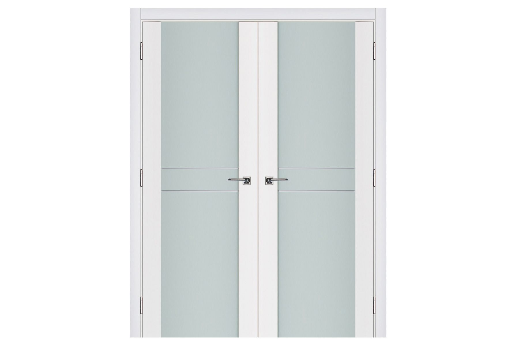 Nova Triplex 003 Soft White Laminated Modern Interior Door