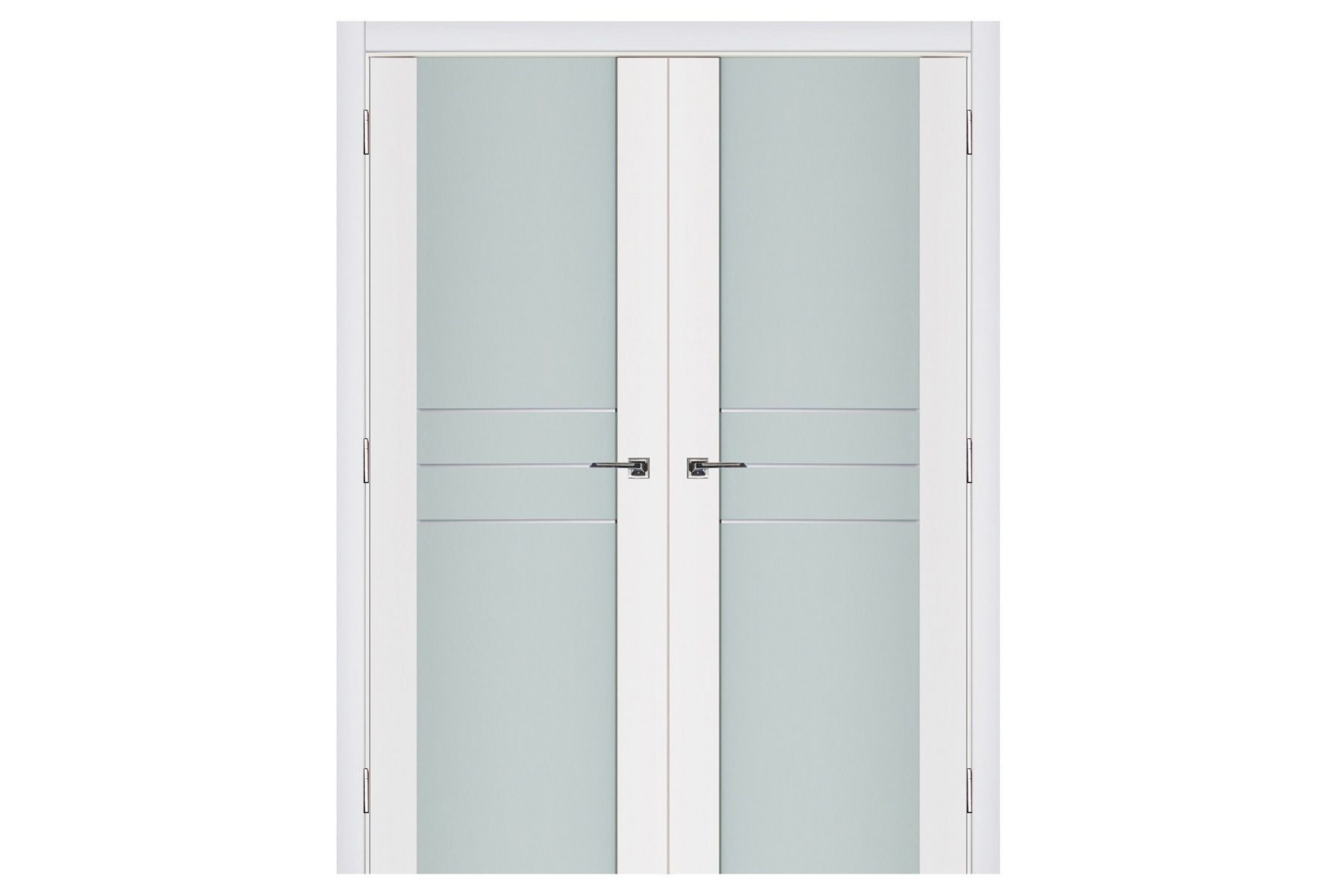 Nova Triplex 005 Soft White Laminated Modern Interior Door