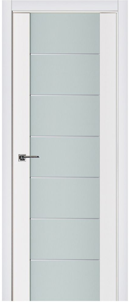 Nova Triplex 009 Soft White Laminated Modern Interior Door