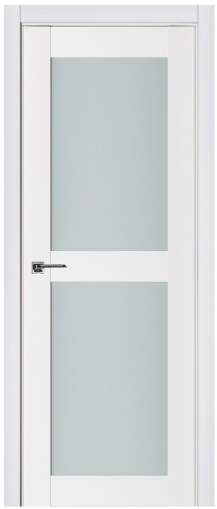 Nova Triplex 020 Soft White Laminated Modern Interior Door