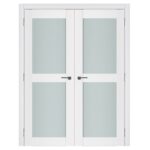 Nova Triplex 020 Soft White Laminated Modern Interior Door