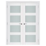 Nova Triplex 021 Soft White Laminated Modern Interior Door