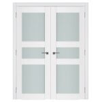 Nova Triplex 029 Soft White Laminated Modern Interior Door