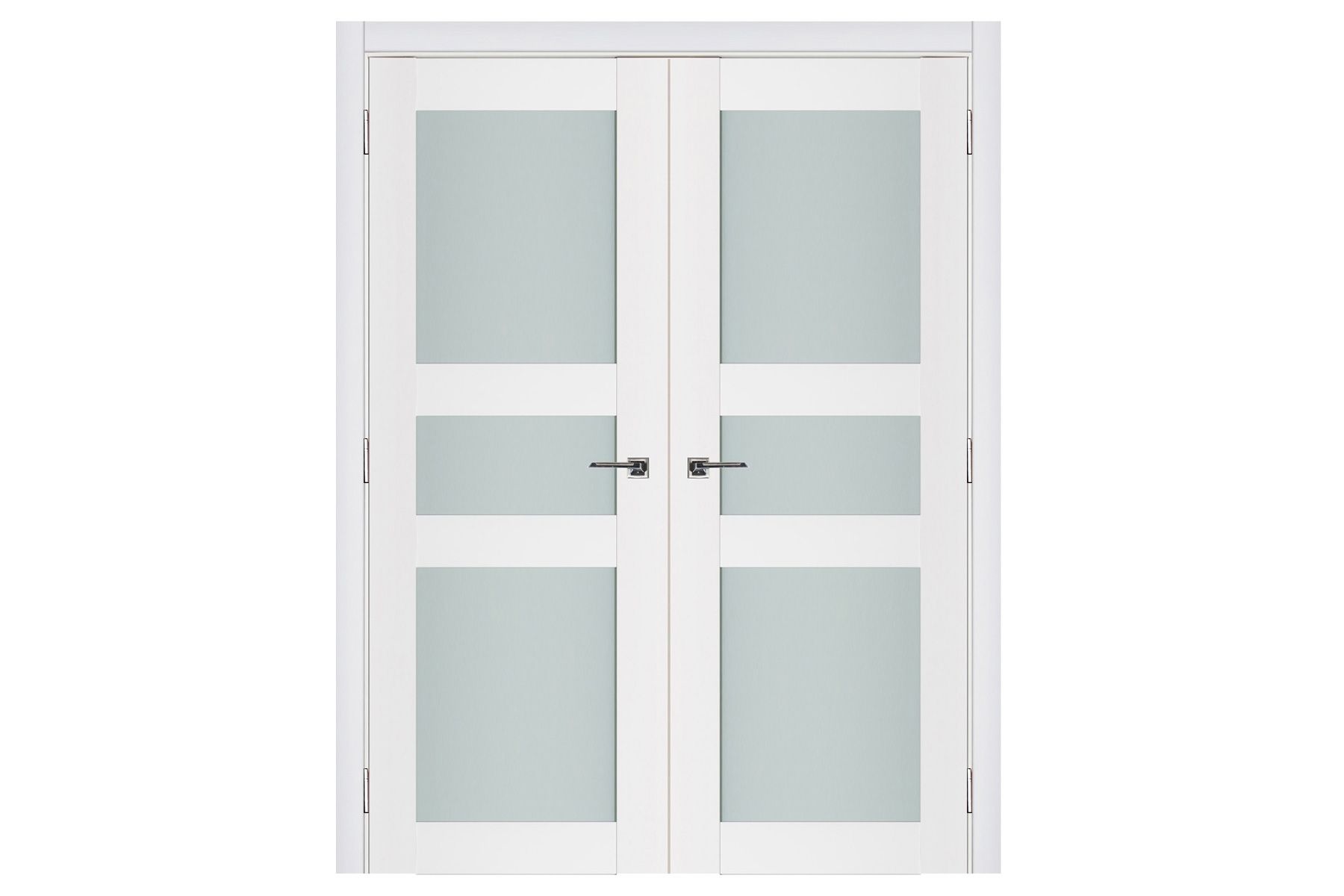 Nova Triplex 029 Soft White Laminated Modern Interior Door