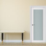 Nova Triplex 054 Soft White Laminated Modern Interior Door