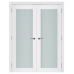 Nova Triplex 054 Soft White Laminated Modern Interior Door