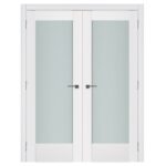 Nova Triplex 056 Soft White Laminated Modern Interior Door