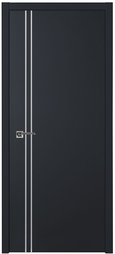 Nova Glam G-Pro 002 Soft Black Laminated Modern Interior Door