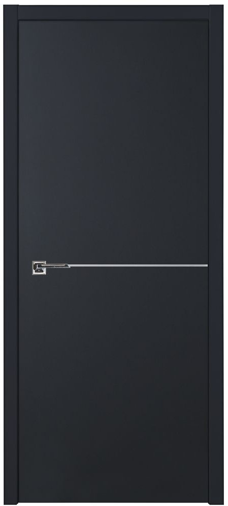 Nova Glam G-Pro 007 Soft Black Laminated Modern Interior Door