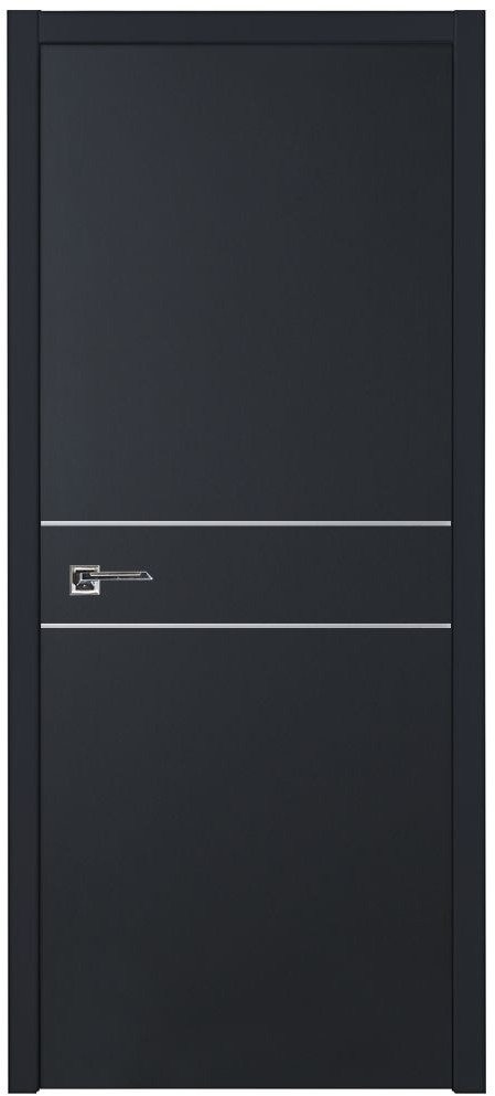 Nova Glam G-Pro 008 Soft Black Laminated Modern Interior Door