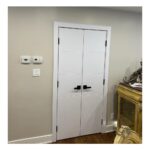 Nova Graffiti Soft White Laminated Modern Interior Door