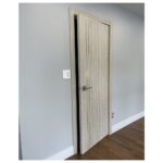 Nova HG-002V Light Aloe Wood Laminated Modern Interior Door