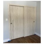 Nova HG-002V Light Aloe Wood Laminated Modern Interior Door