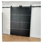 Nova HG008 Black Ash Laminated Modern Interior Door