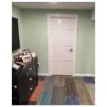 Nova HG008 White Drawing Laminated Modern Interior Door