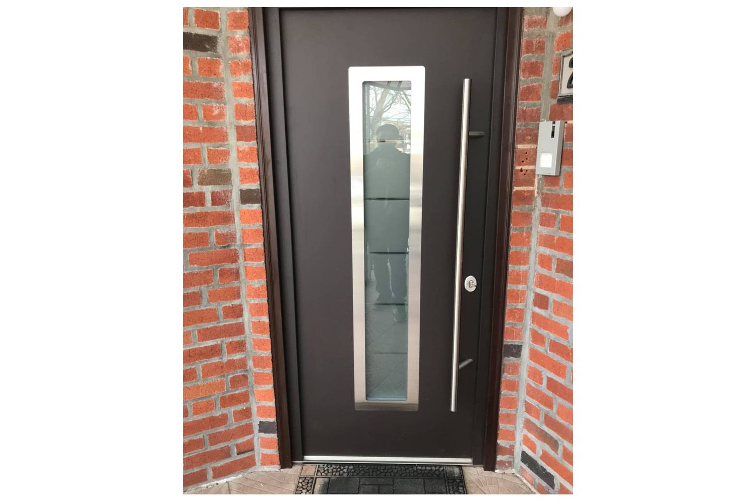 Nova Inox S1 Brown Modern Exterior Door